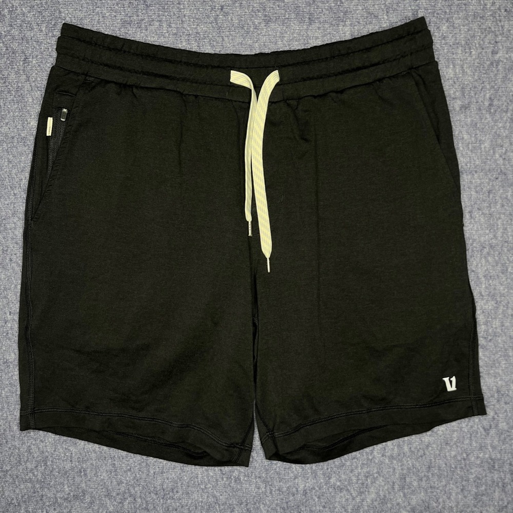 Vuori Ponto Performance Shorts Mens Medium Black Heather V344 Athletic Gym